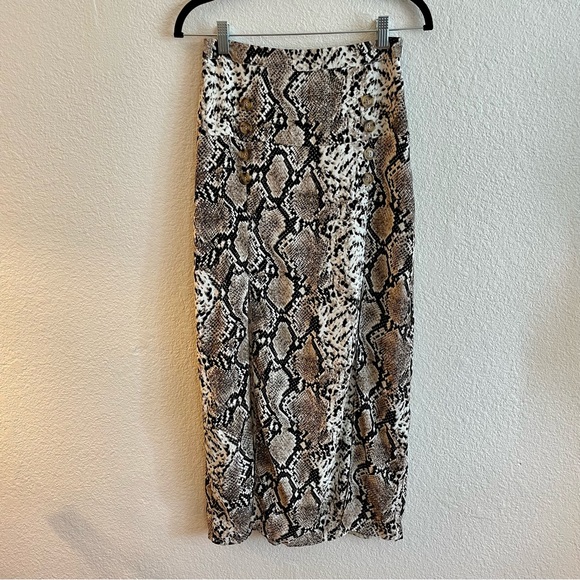 Nasty Gal Snakeskin Maxi Skirt - Picture 2 of 8